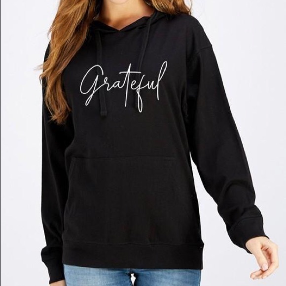 Tops - Grateful hoodie